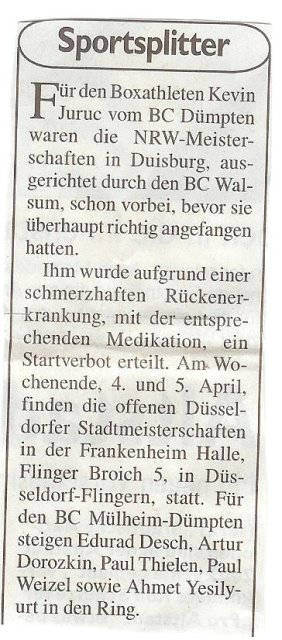 Mülheimer Woche 04.04.2009