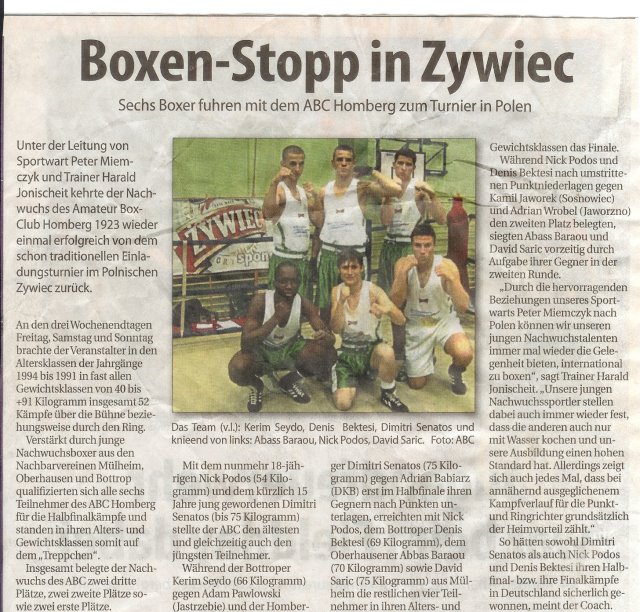 WAZ-NRZ vom 13.06.2009